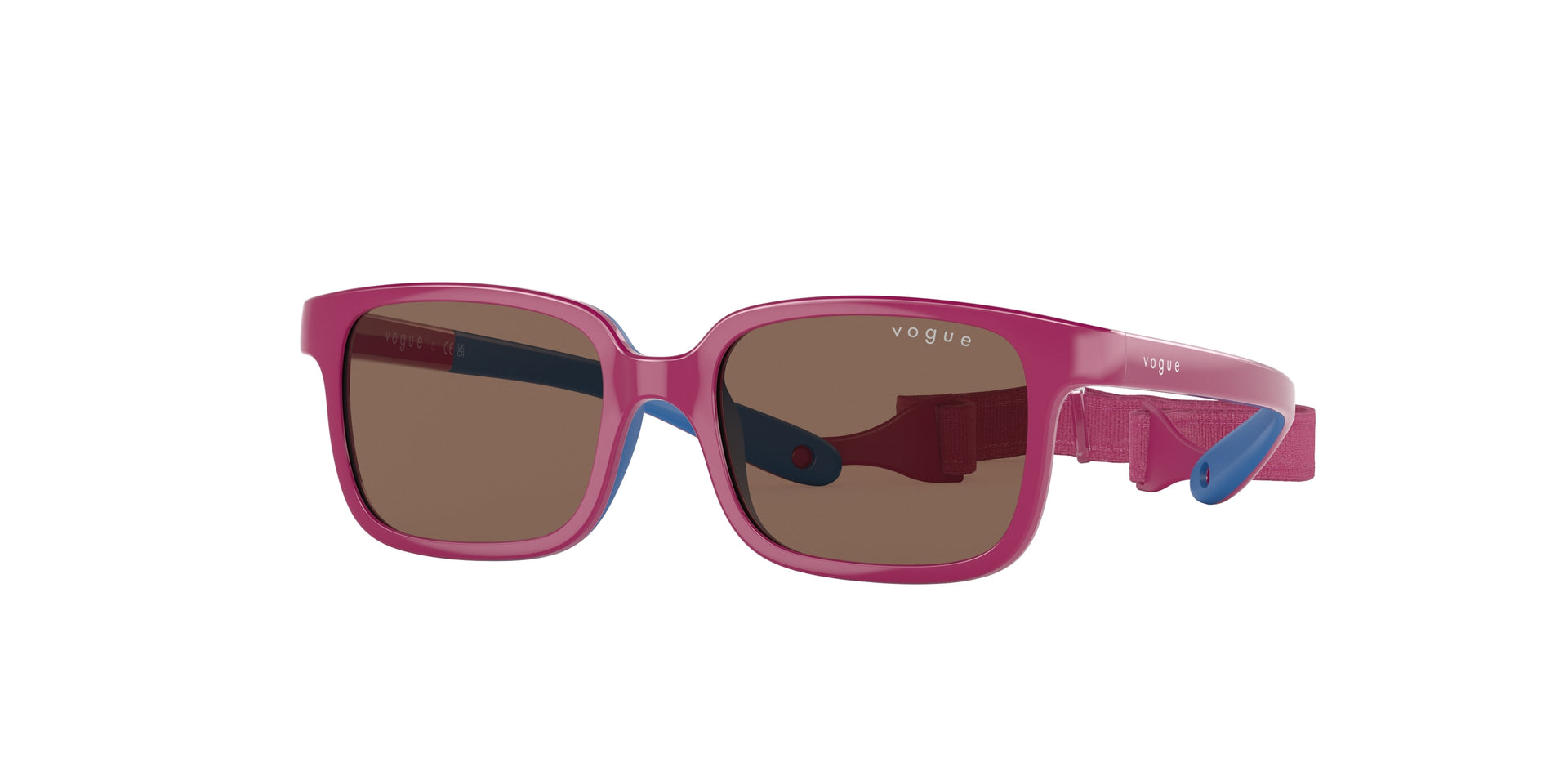 Vogue Eyewear VJ2017 Full Rose On Azure Rubber Sunglasses Kids