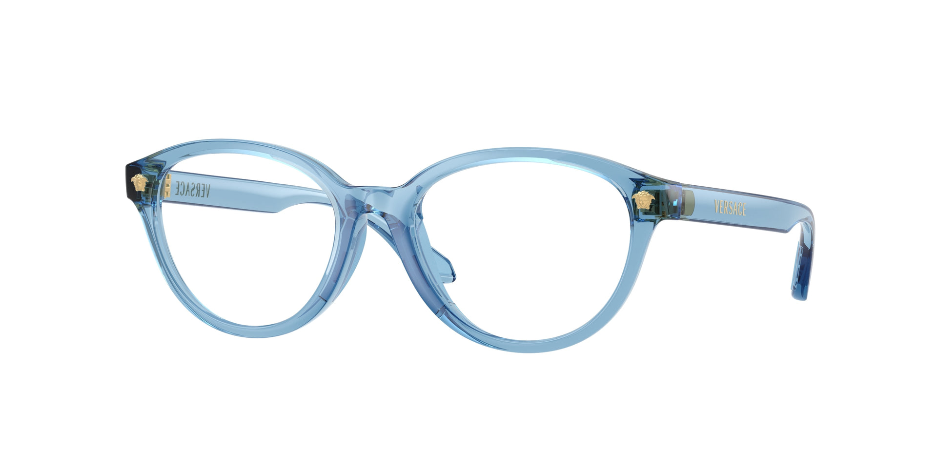 Versace VK3014U Transparent Light Blue Eyeglasses Kids