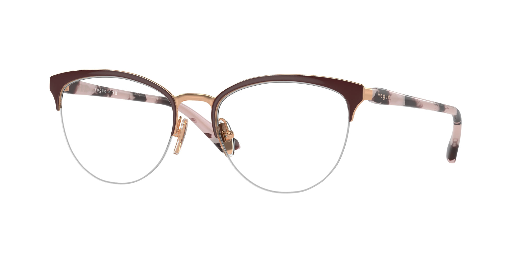 Vogue Eyewear VO4304 Top Bordeaux/Rose Gold Eyeglasses