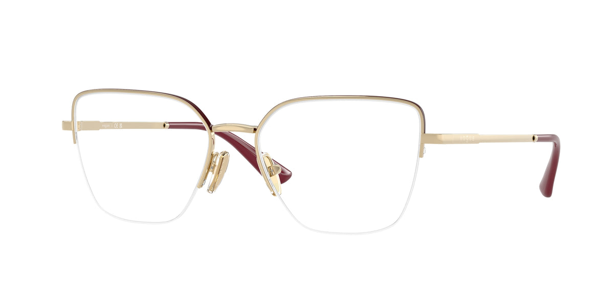 Vogue Eyewear VO4331 Pale Gold/Top Bordeaux Eyeglasses