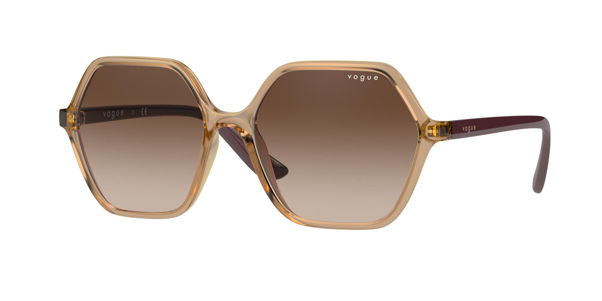 Vogue Eyewear VO5361S Transparent Caramel Sunglasses