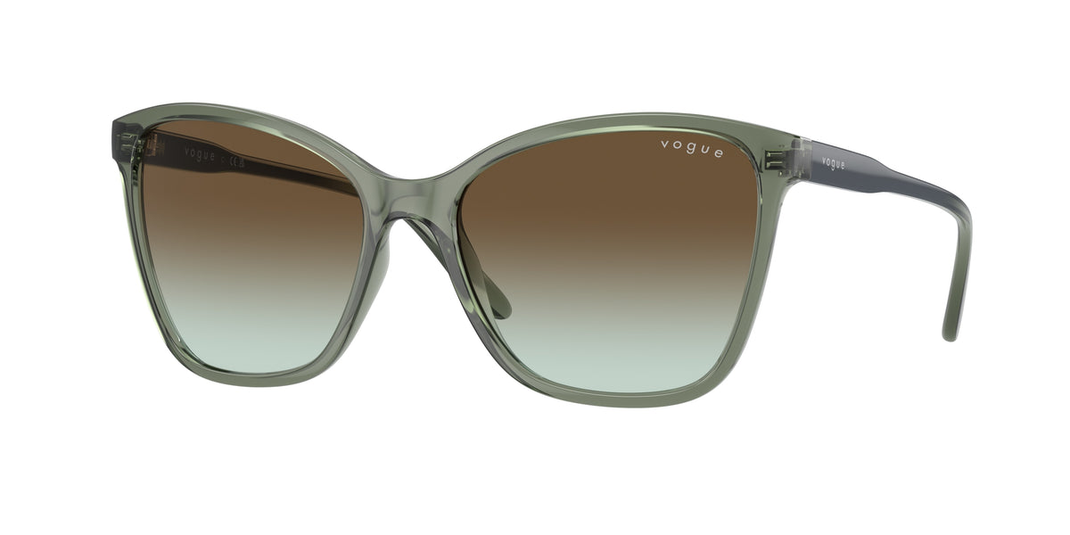 Vogue Eyewear VO5520S Transparent Mallard Green Sunglasses