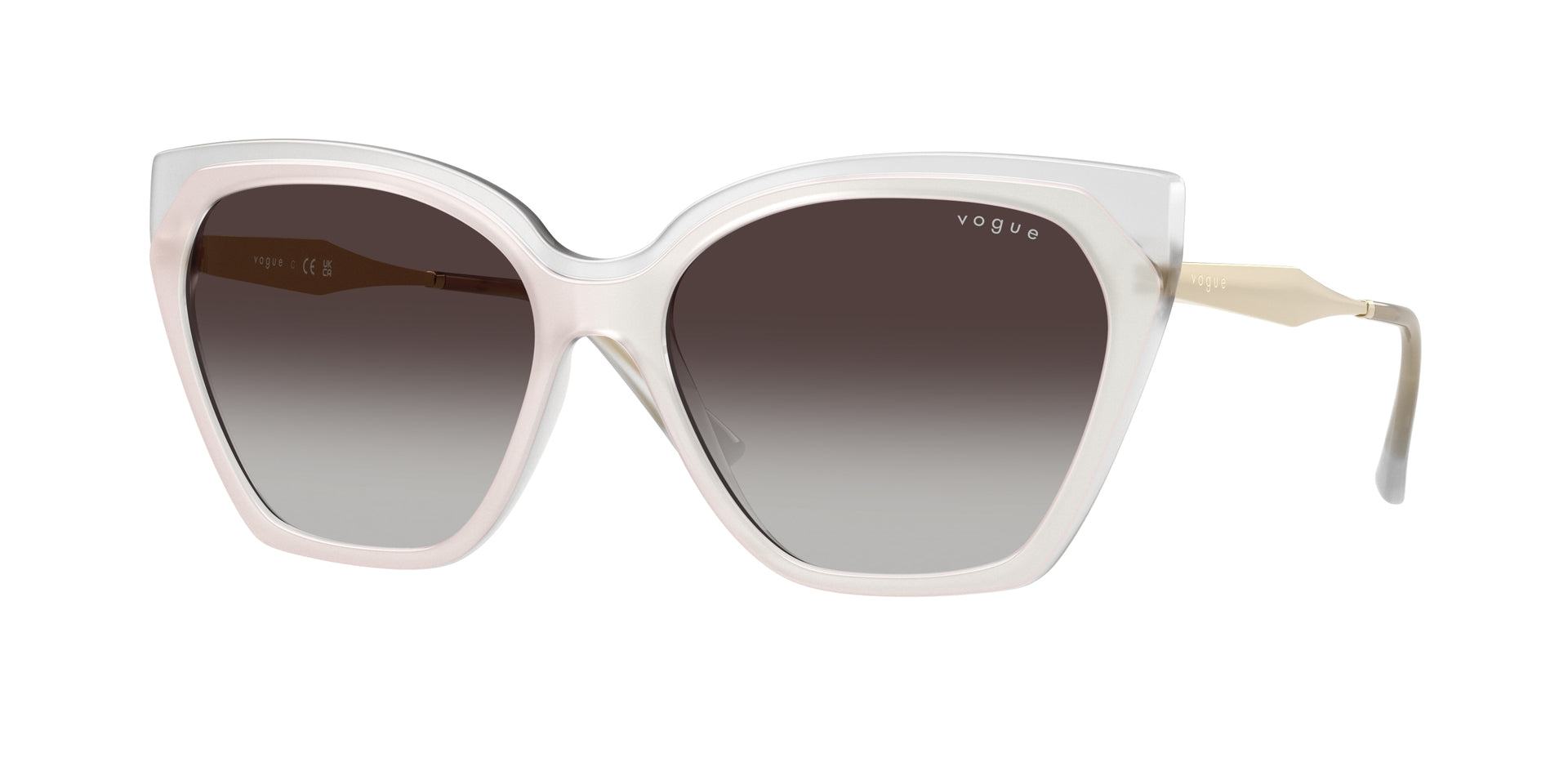 Vogue Eyewear VO5521S Top White/Opal Milk Sunglasses