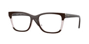 Vogue Eyewear VO5556 Brown/Transparent Rose Glitter Eyeglasses