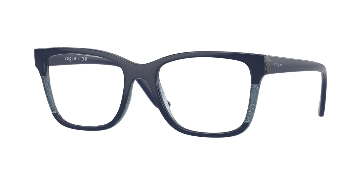 Vogue Eyewear VO5556 Blue/Transparent Blue Glitter Eyeglasses