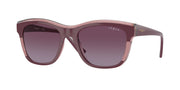 Vogue Eyewear VO5557S Purple/Transparent Purple Glitter Sunglasses
