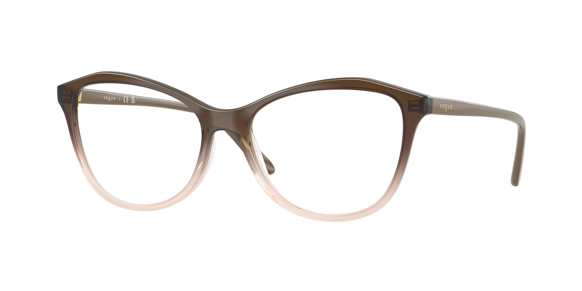 Vogue Eyewear VO5602F Transparent Brown Gradient Eyeglasses