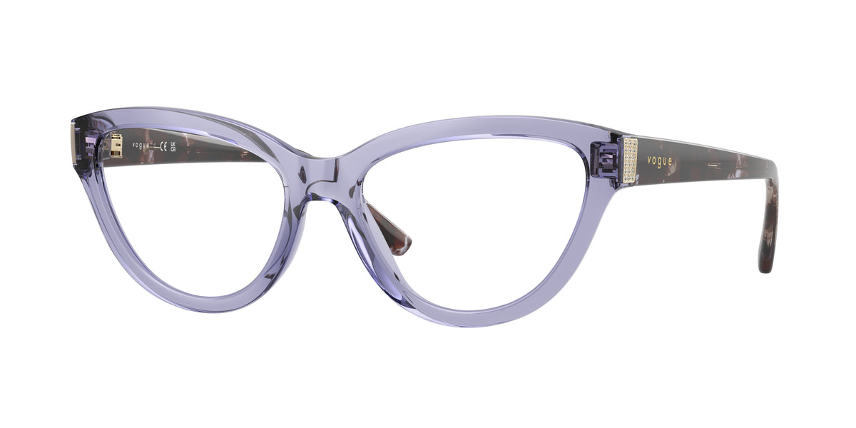 Vogue Eyewear VO5610B Transparent Purple Eyeglasses