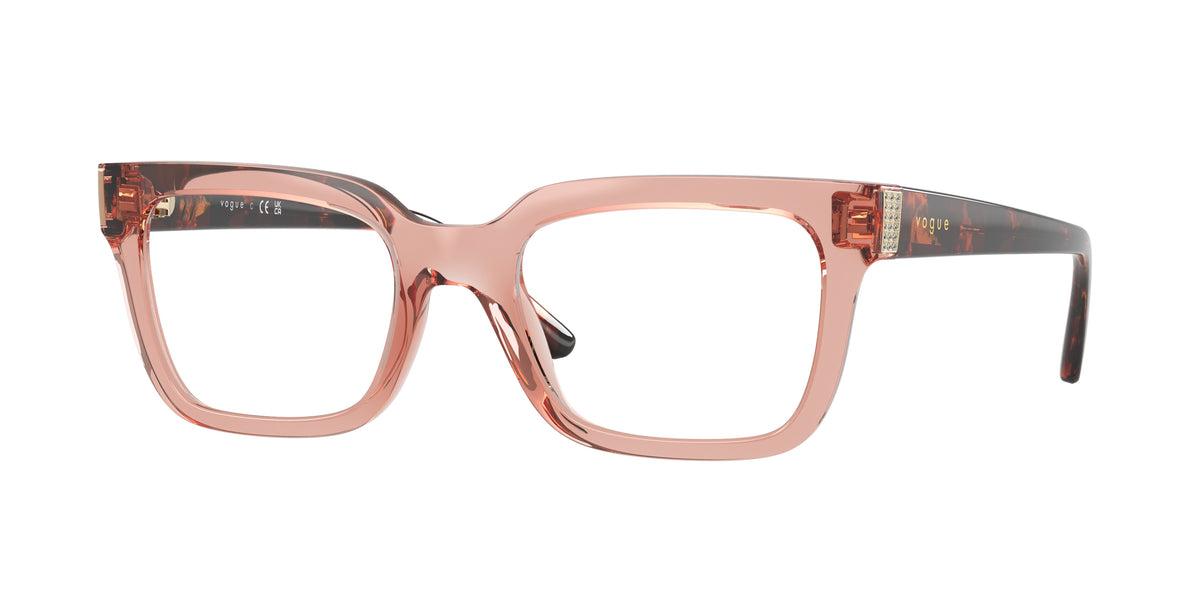 Vogue Eyewear VO5611B Transparent Dark Pink Eyeglasses