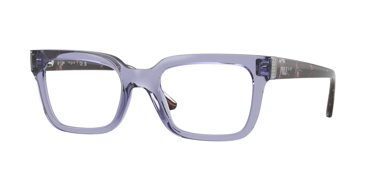 Vogue Eyewear VO5611B Transparent Purple Eyeglasses