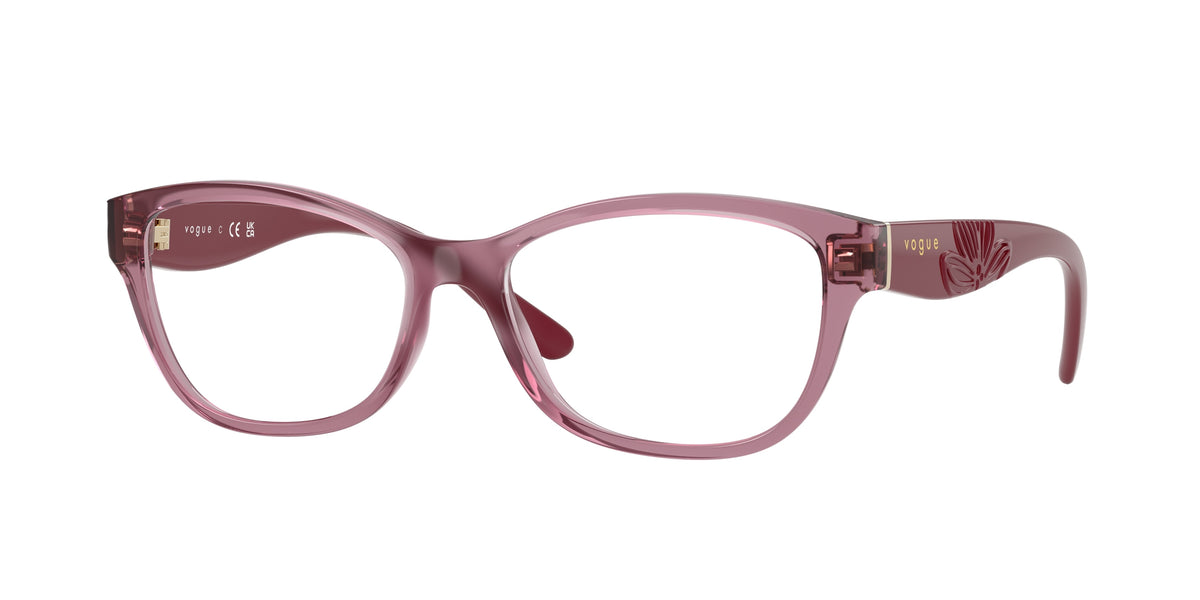 Vogue Eyewear VO5627 Transparent Dark Pink Eyeglasses