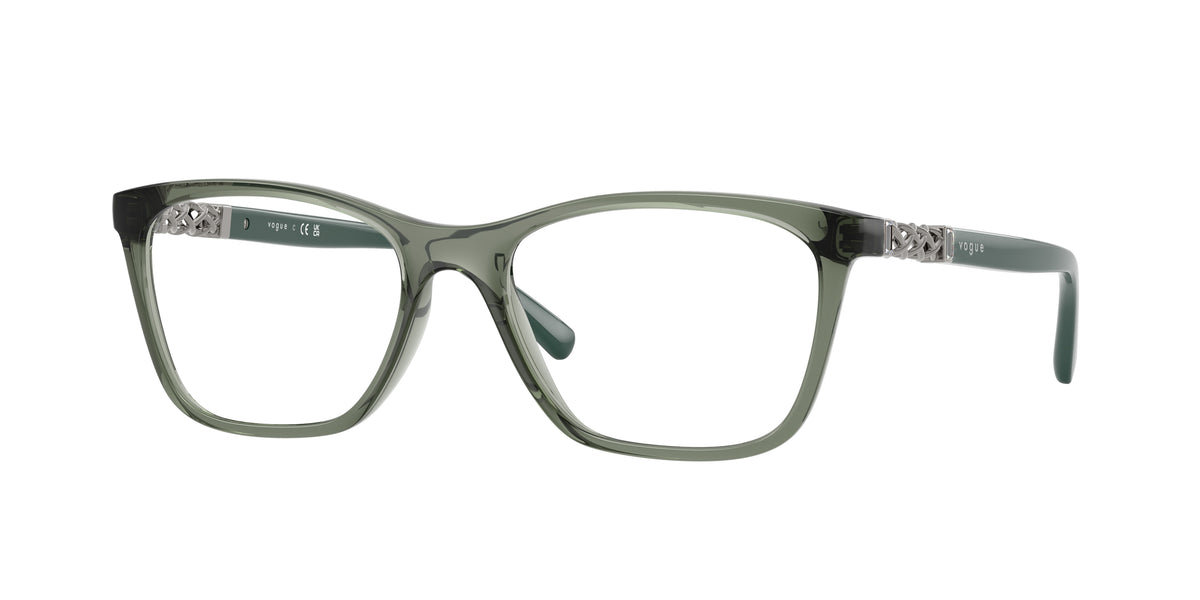 Vogue Eyewear VO5632B Transparent Mallard Green Eyeglasses