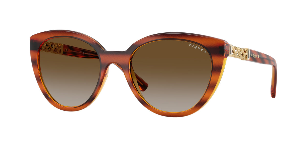 Vogue Eyewear VO5634SB Striped Dark Havana Sunglasses