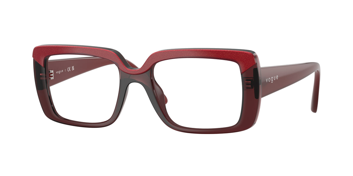 Vogue Eyewear VO5636U Top Red/Transparent Red Eyeglasses