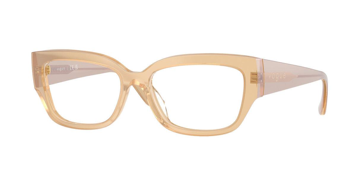 Vogue Eyewear VO5639U Transparent Pearl Cream Eyeglasses