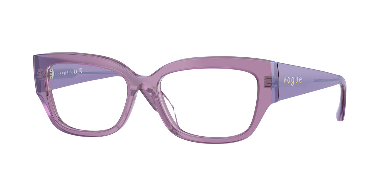 Vogue Eyewear VO5639U Transparent Pearl Purple Eyeglasses