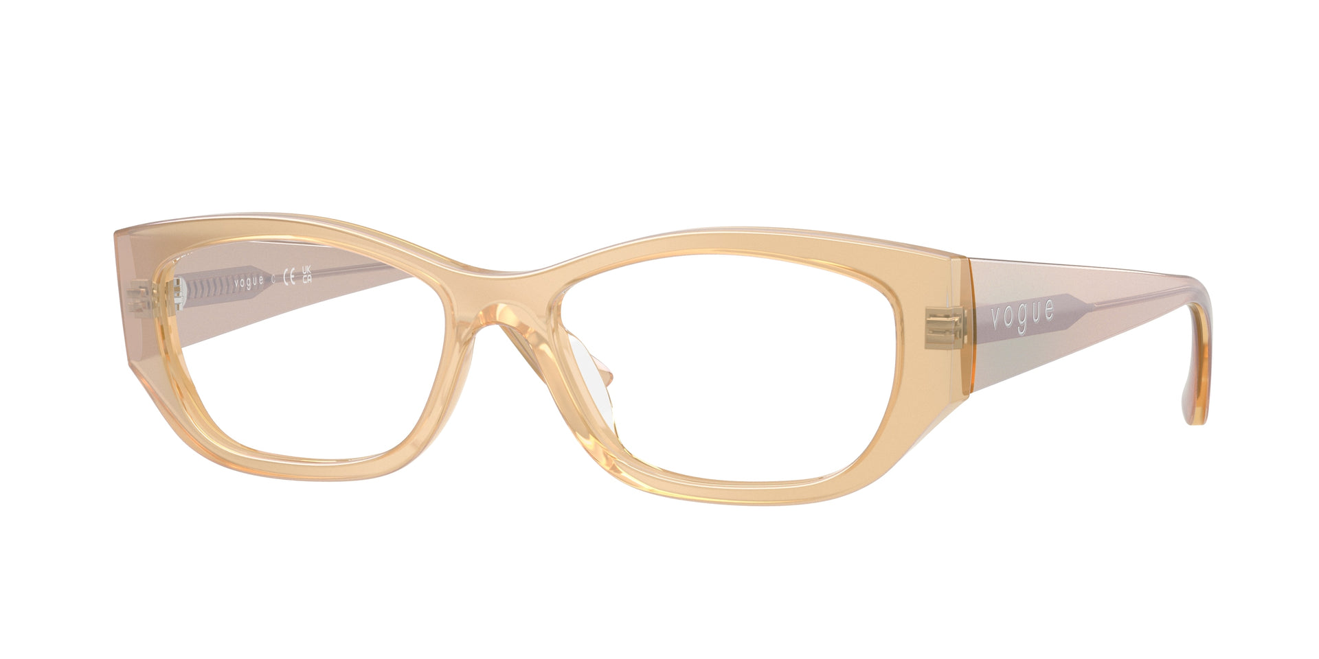 Vogue Eyewear VO5640U Transparent Pearl Cream Eyeglasses