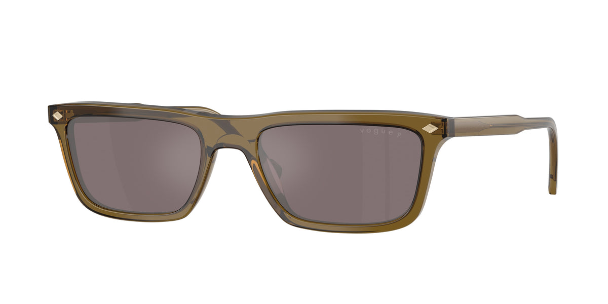 Vogue Eyewear VO5687S Transparent Olive Green Sunglasses