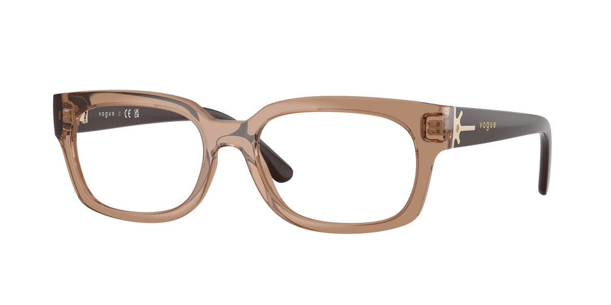 Vogue Eyewear VO5689F Transparent Brown Eyeglasses