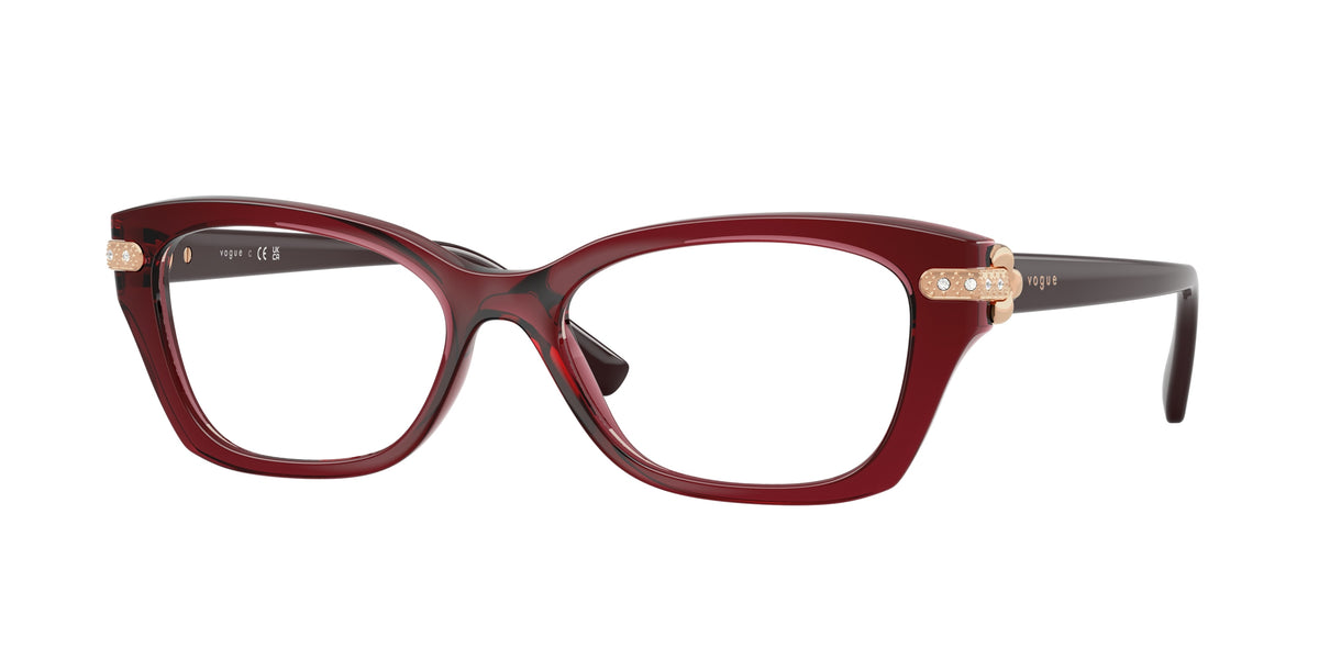 Vogue Eyewear VO5704B Transparent Bordeaux Eyeglasses