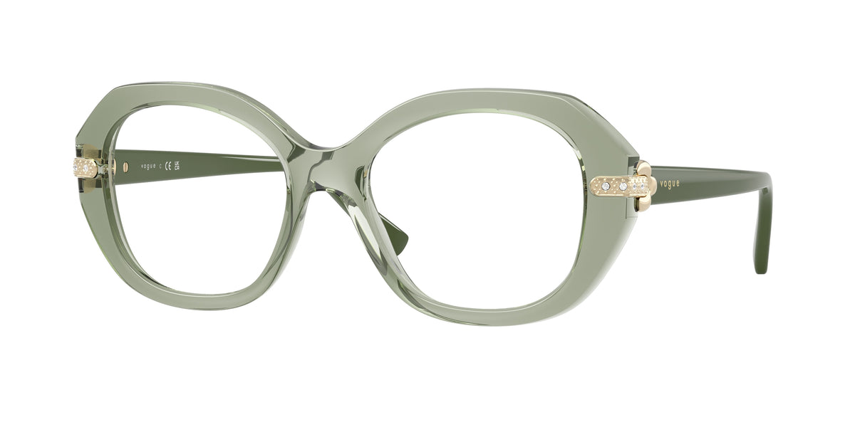 Vogue Eyewear VO5705B Transparent Green Eyeglasses