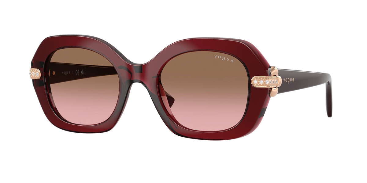 Vogue Eyewear VO5706SB Transparent Bordeaux Sunglasses