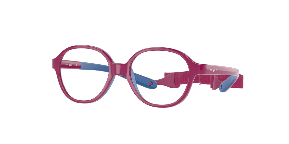 Vogue Eyewear VY2011 Pink On Rubber Blue Eyeglasses Kids