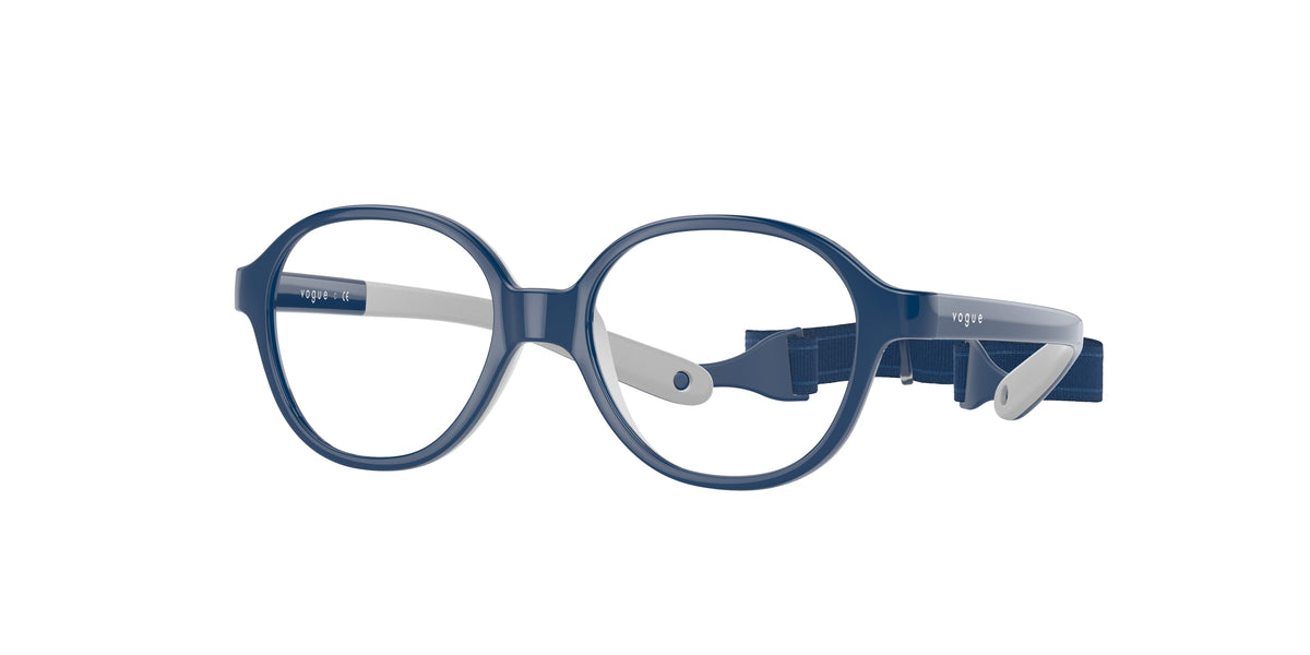 Vogue Eyewear VY2011 Blue On Rubber Cream Eyeglasses Kids