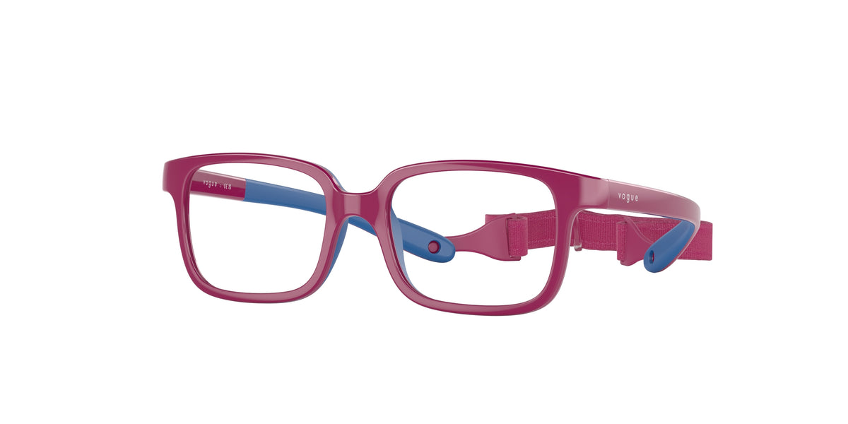 Vogue Eyewear VY2016 Pink On Azure Rubber Eyeglasses Kids