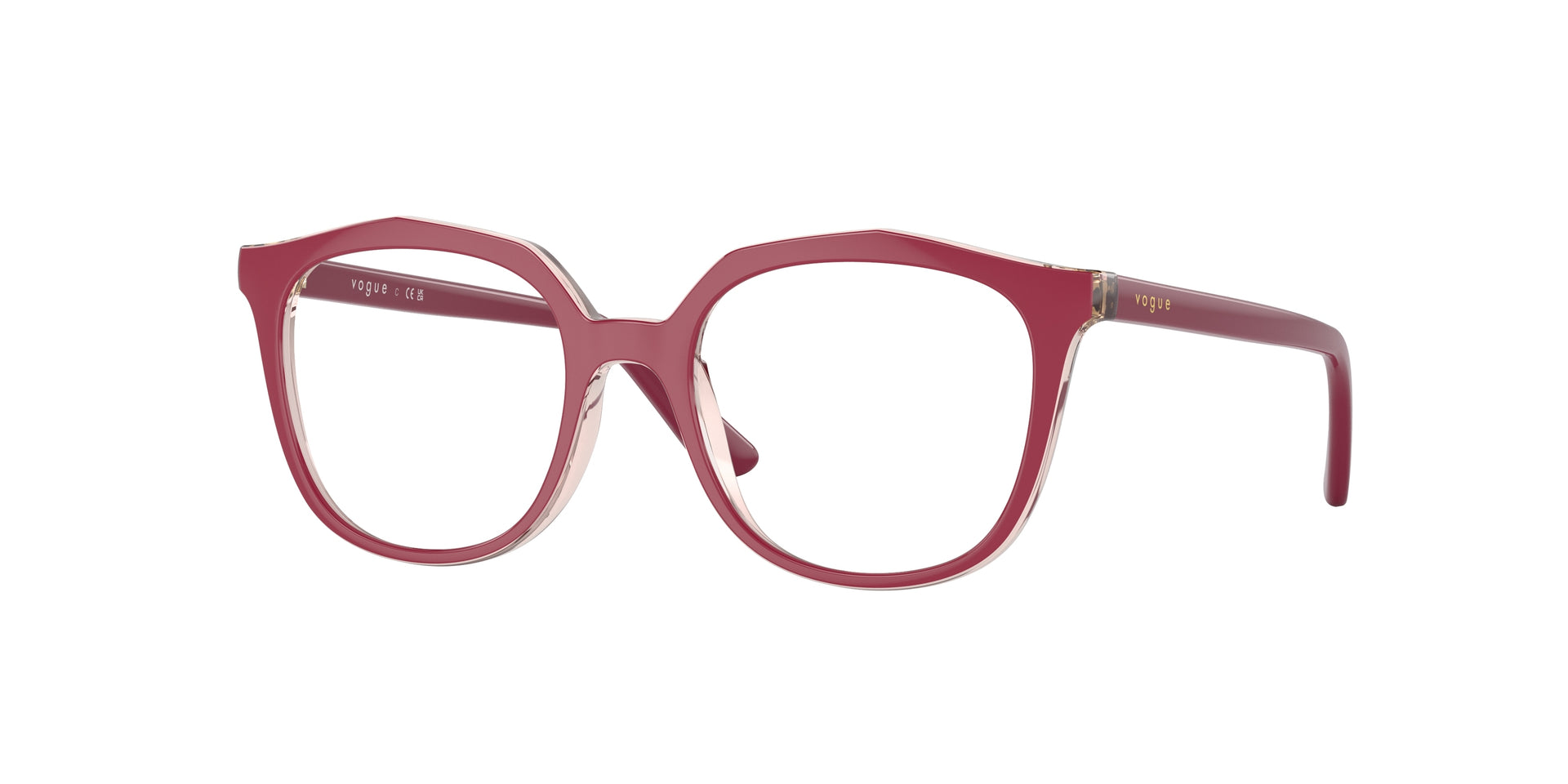Vogue Eyewear VY2017 Transparent Pink/Top Fuchsia Eyeglasses Kids