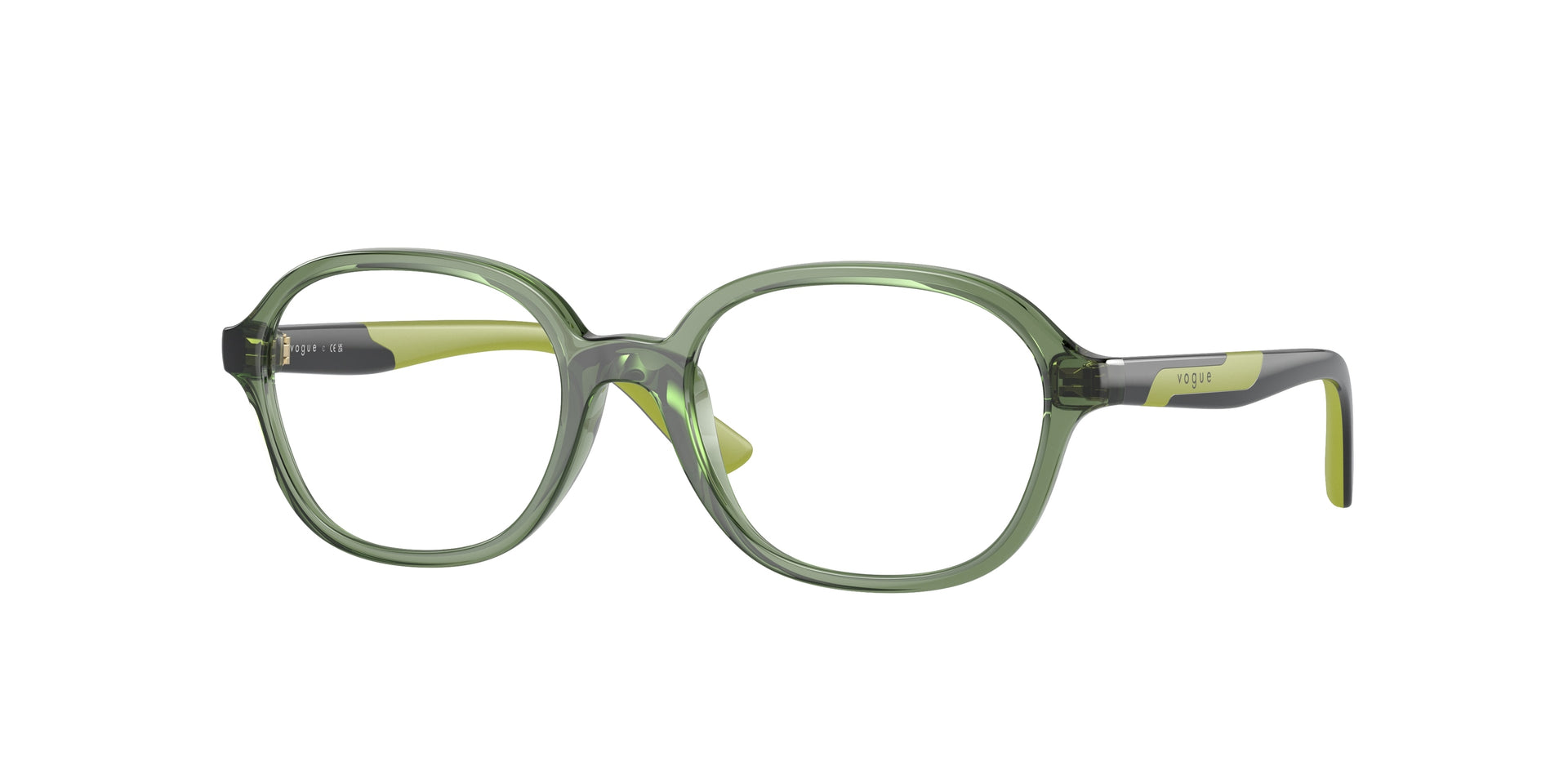 Vogue Eyewear VY2018 Transparent Dark Green Eyeglasses Kids