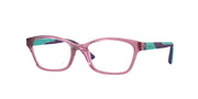 Vogue Eyewear VY2024 Transparent Dark Pink Eyeglasses Kids
