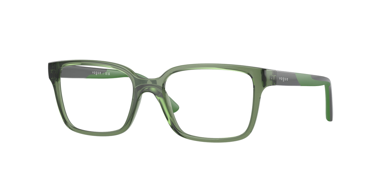 Vogue Eyewear VY2026 Transparent Dark Green Eyeglasses Kids