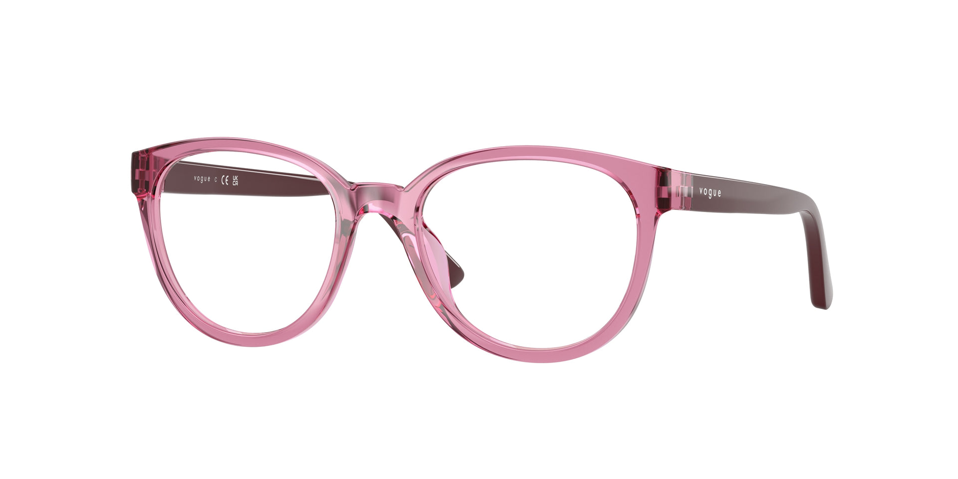 Vogue Eyewear VY2029 Transparent Dark Rose Eyeglasses Kids