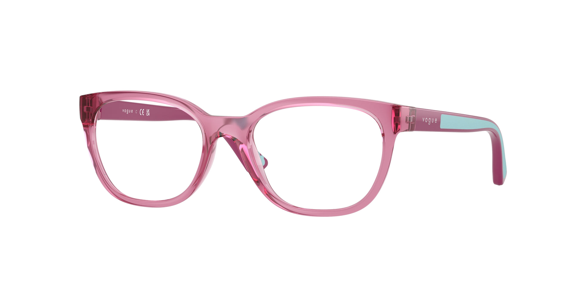 Vogue Eyewear VY2033 Transparent Dark Rose Eyeglasses Kids