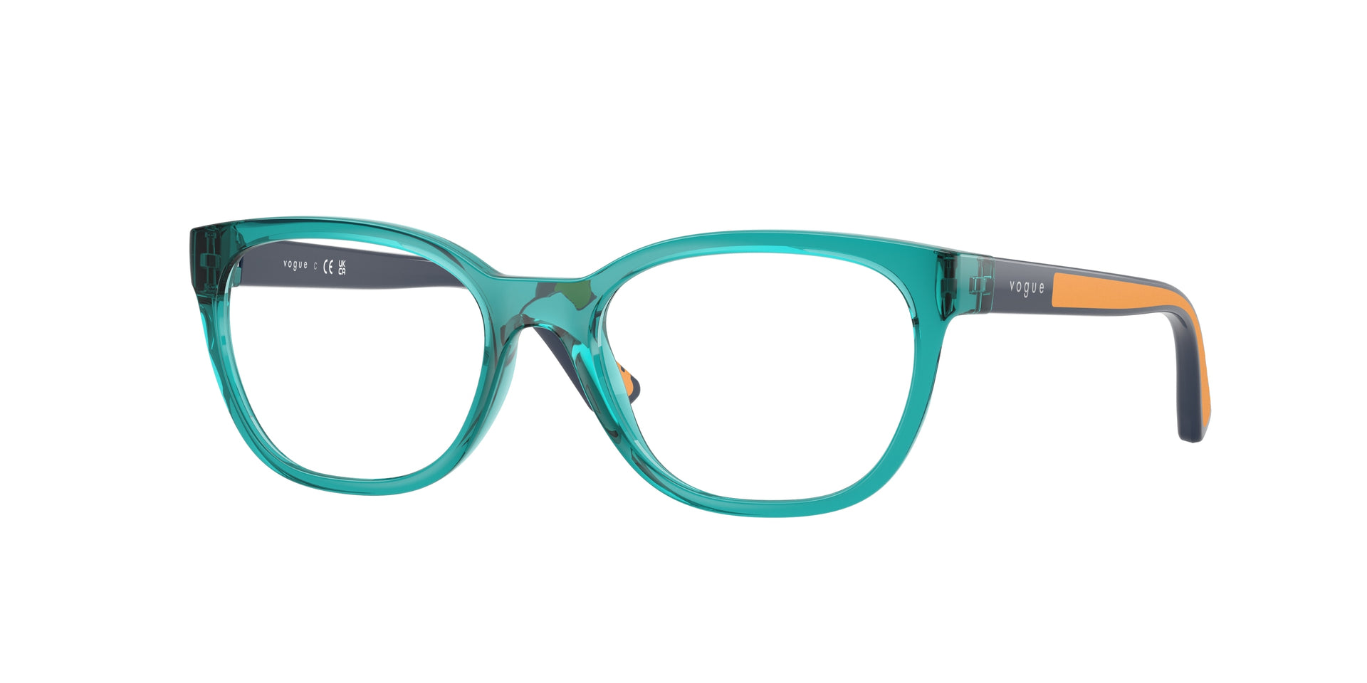 Vogue Eyewear VY2033 Transparent Petroleum Eyeglasses Kids