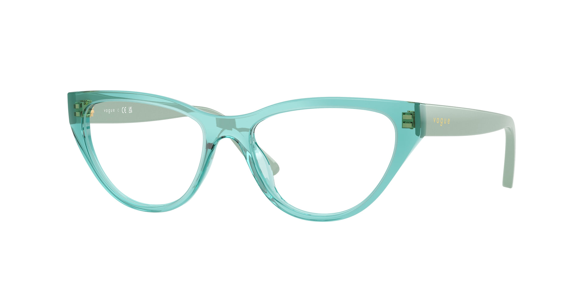 Vogue Eyewear VY2035 Transparent Torquoise Eyeglasses Kids