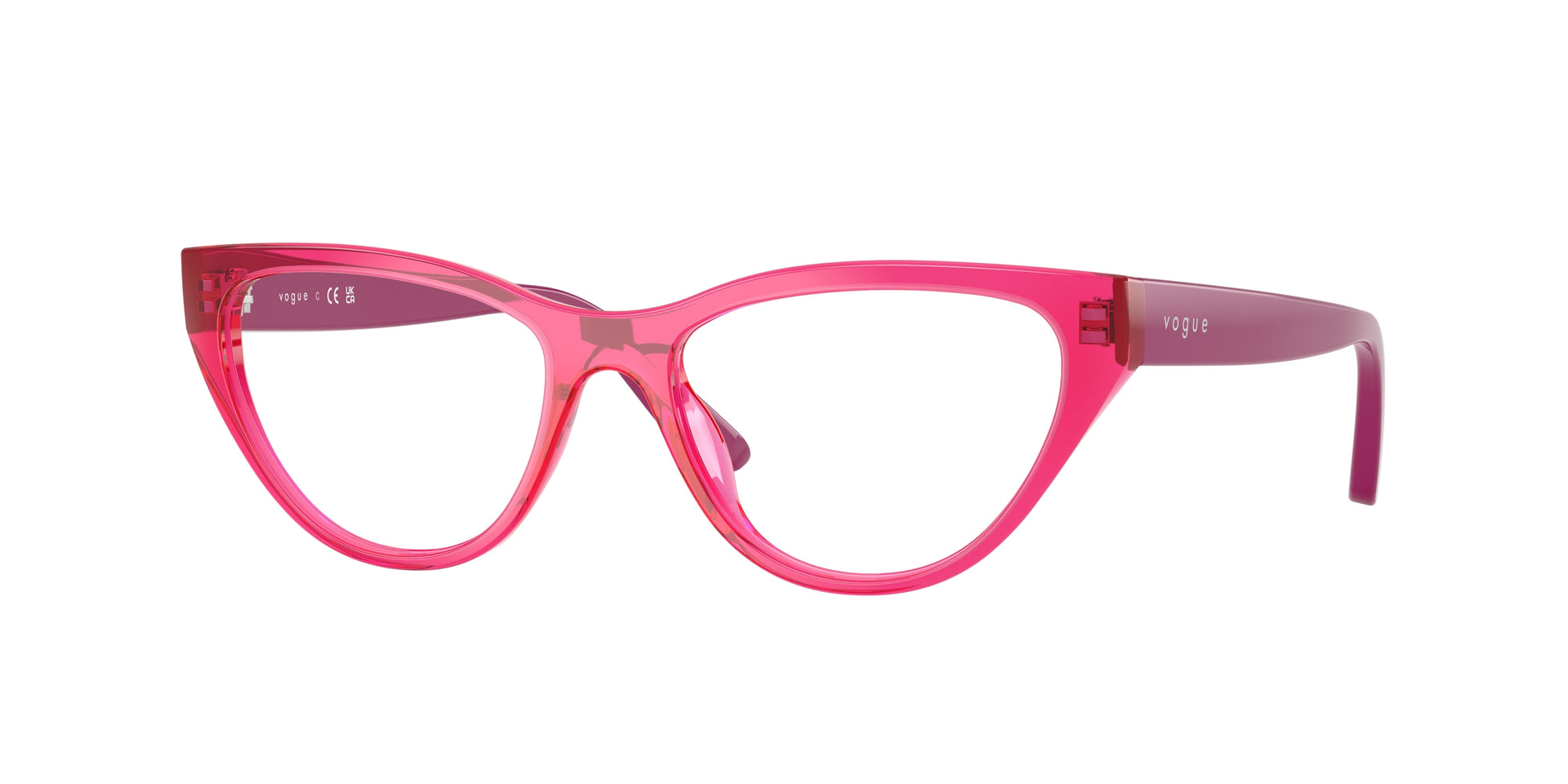 Vogue Eyewear VY2035 Transparent Fuchsia Eyeglasses Kids