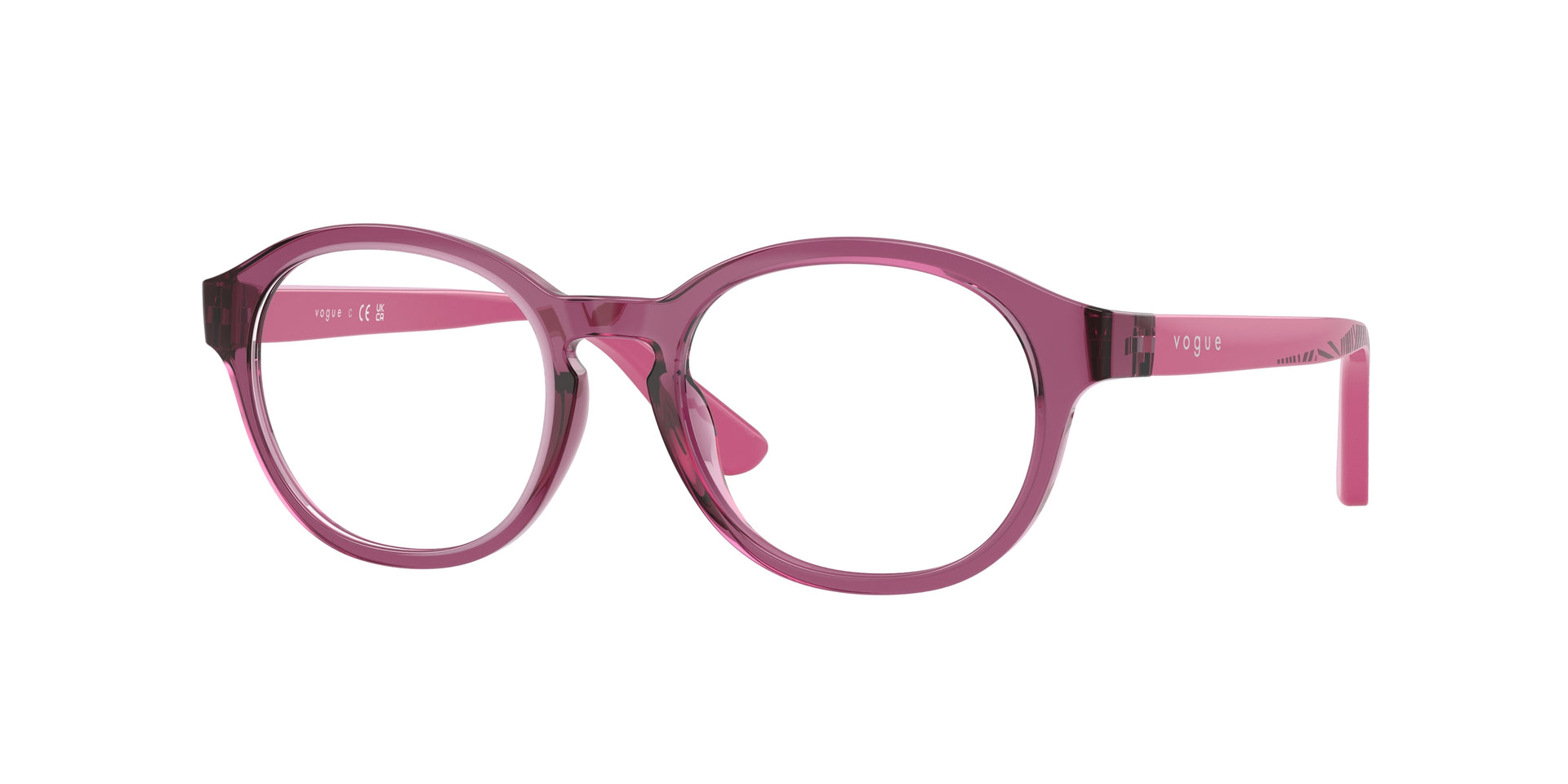 Vogue Eyewear VY2041 Transparent Purple Eyeglasses Kids