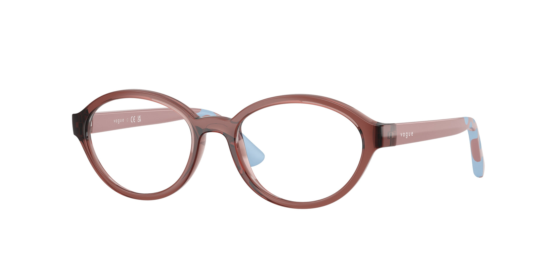 Vogue Eyewear VY2043 Transparent Dark Rose Eyeglasses Kids