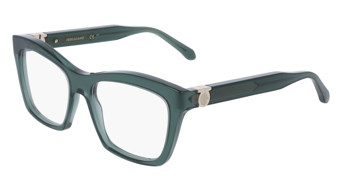 FERRAGAMO SF3022 (320) TRANSPARENT KHAKI 53-17-140