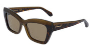 FERRAGAMO SF2065S (338) OPALINE KHAKI/DARK TORTOISE 54-16-145