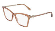 FERRAGAMO SF3024 (232) TRANSPARENT BROWN 53-16-140