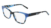 DKNY DK5072 (405) SAPPHIRE TORTOISE/MILKY BLUE 54-17-140