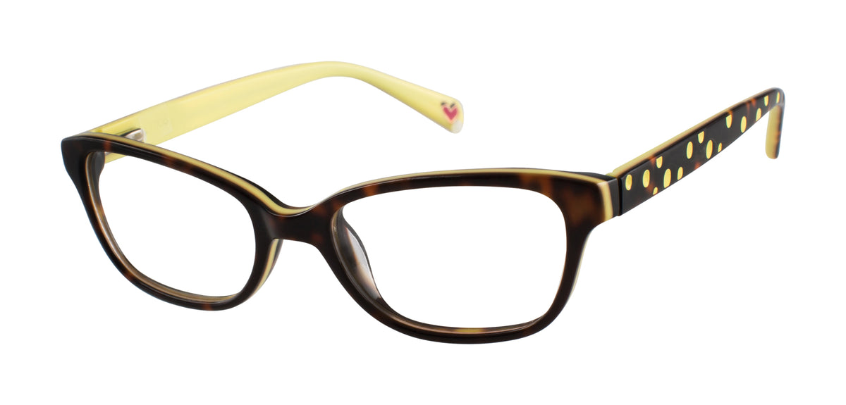 Lulu By Lulu Guinness Girls LK006 Tortoise/Yellow