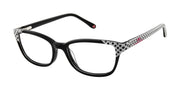 Lulu By Lulu Guinness Girls LK020 Black With Black/White Polka Dots