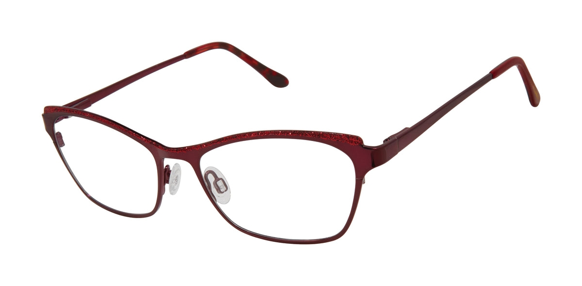 Lulu Optical L792 Burgundy