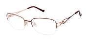 Tura R134 Burgundy/Rose Gold