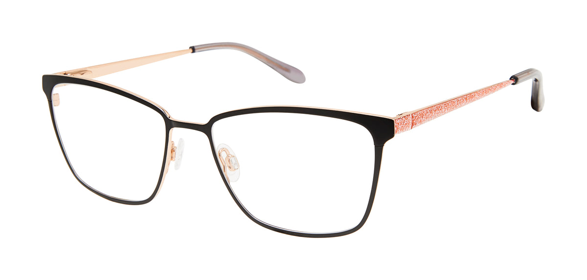 Lulu Optical L793 Black/Rose Gold