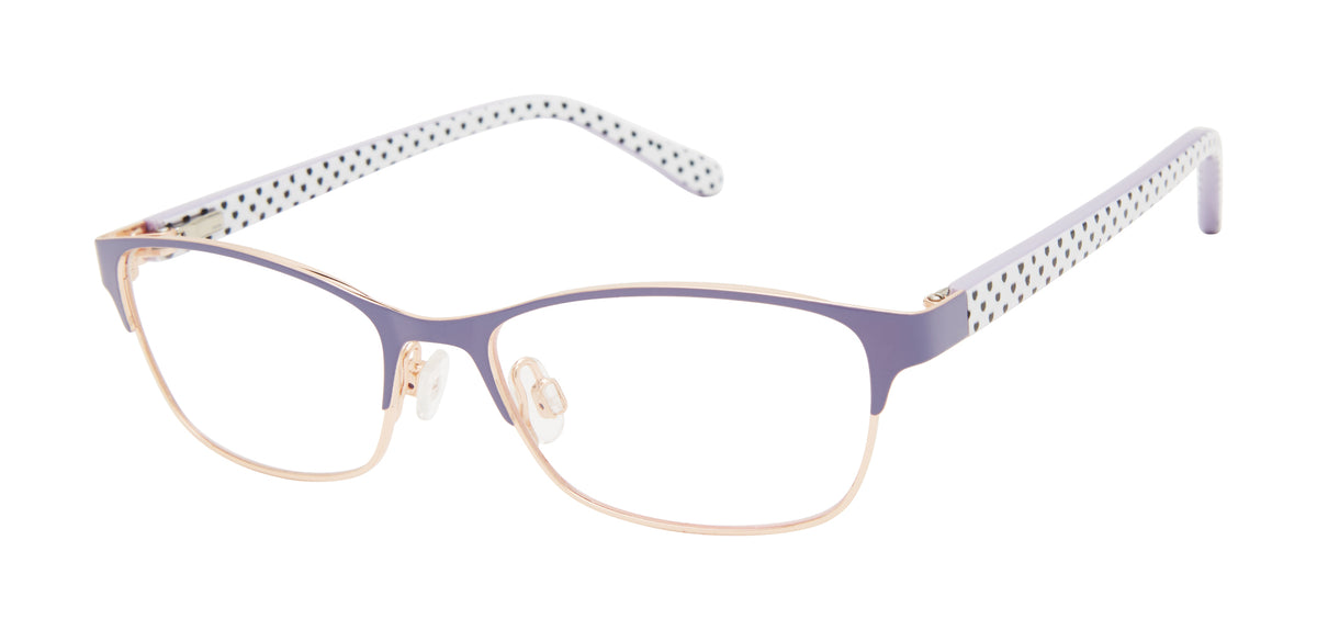 Lulu By Lulu Guinness Girls LK034 Purple/Rose Gold